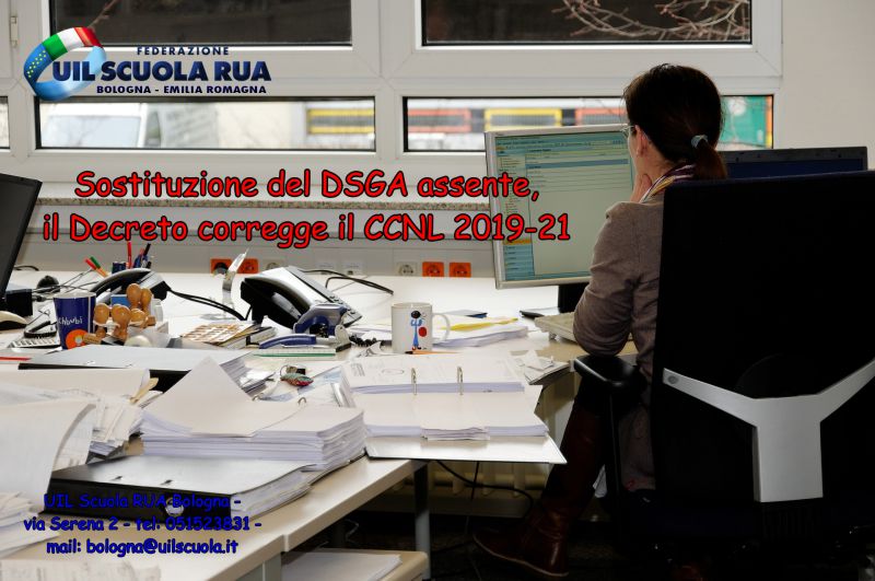 Sostituzione del DSGA assente, il Decreto corregge il CCNL 2019-21