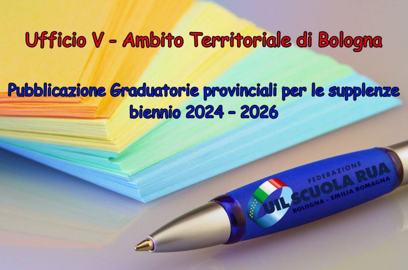 UAT di Bologna | GPS di ogni ordine e grado della provincia di Bologna biennio 2024 – 2026