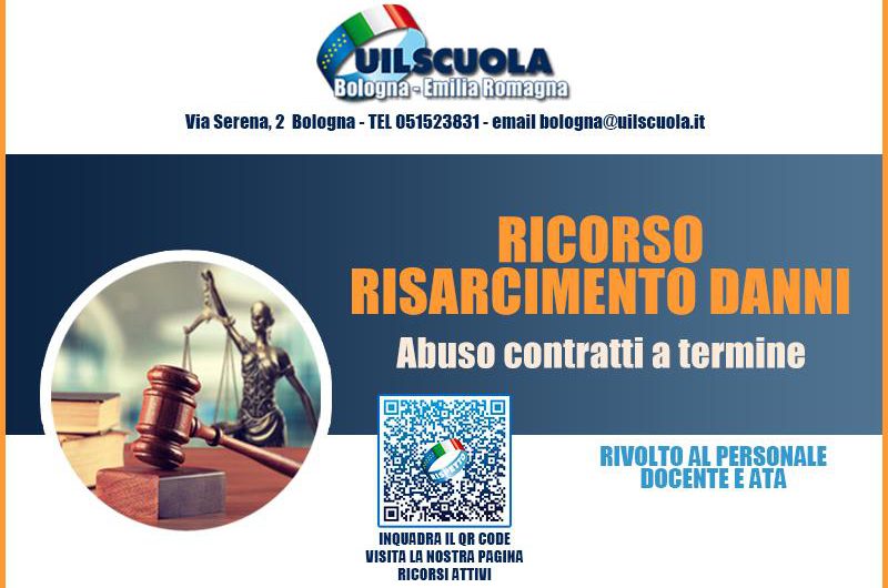 Ricorso per risarcimento dei danni per abuso di contratti a termine